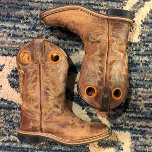Boys Brown Cowboy Boots